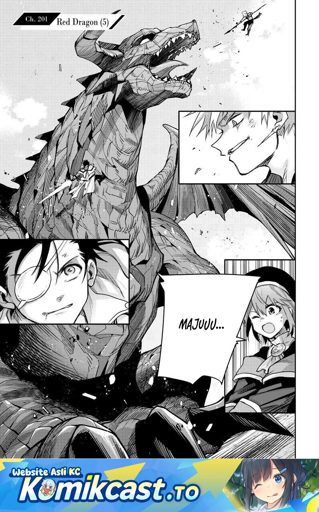 Manga A Court Magician, Who Was Focused On Supportive Magic Because His Allies Were Too Weak, Aims To Become The Strongest After Being Banished Chapter 201 gambar 2