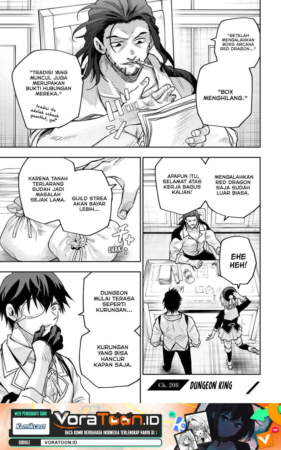 Manga A Court Magician, Who Was Focused On Supportive Magic Because His Allies Were Too Weak, Aims To Become The Strongest After Being Banished Chapter 208 gambar 2