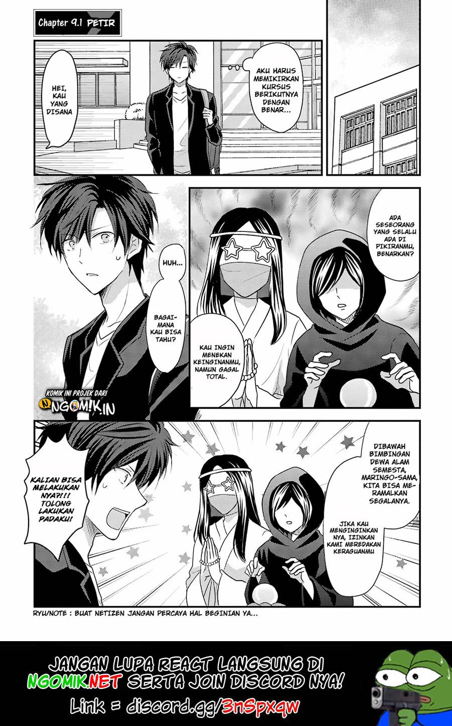 Manga A High School Girl and a Private Teacher Chapter 9.1 gambar 2