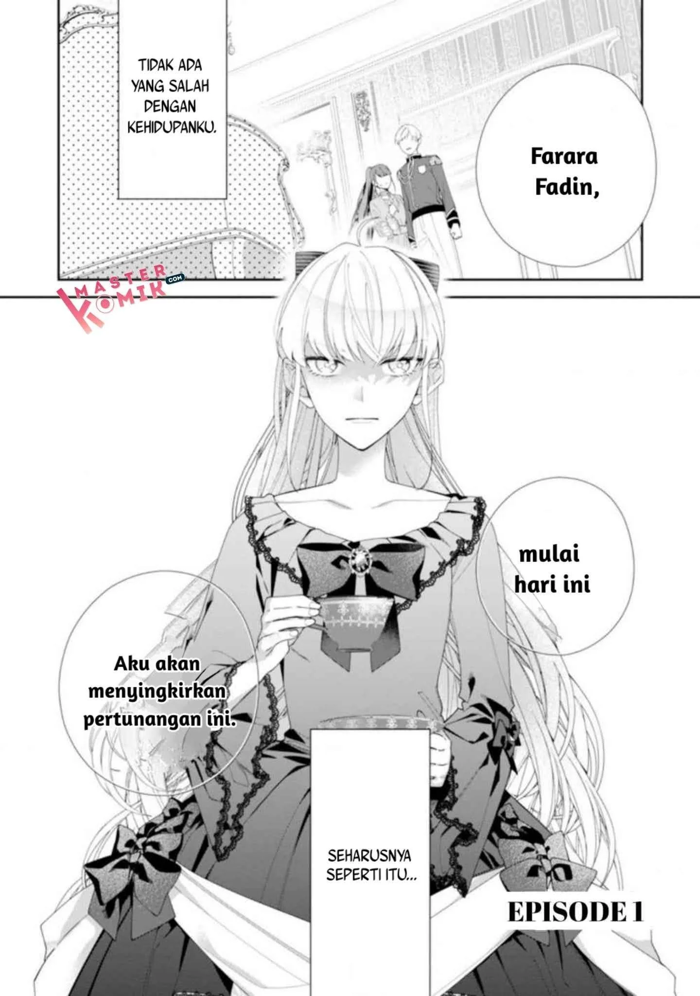 Manga Akumu kara Mezameta Gouman Reijou wa Yarinaoshi wo Mosakuchuu Chapter 1.1 gambar 2