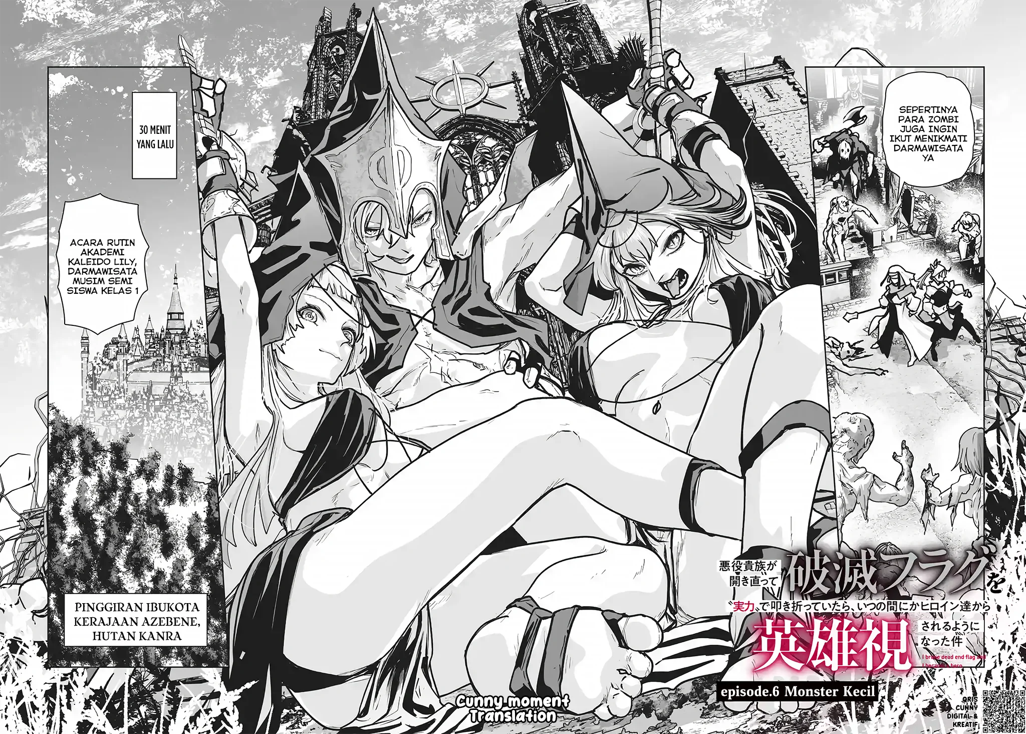 Akuyaku Kizoku ga Hirakinaotte Hametsu Flag wo "Jitsuryoku" de Tatakiotteitara, Itsunomanika Heroine-tachi kara Eiyuushi Sareru you ni Natta Ken Chapter 6 Gambar 4