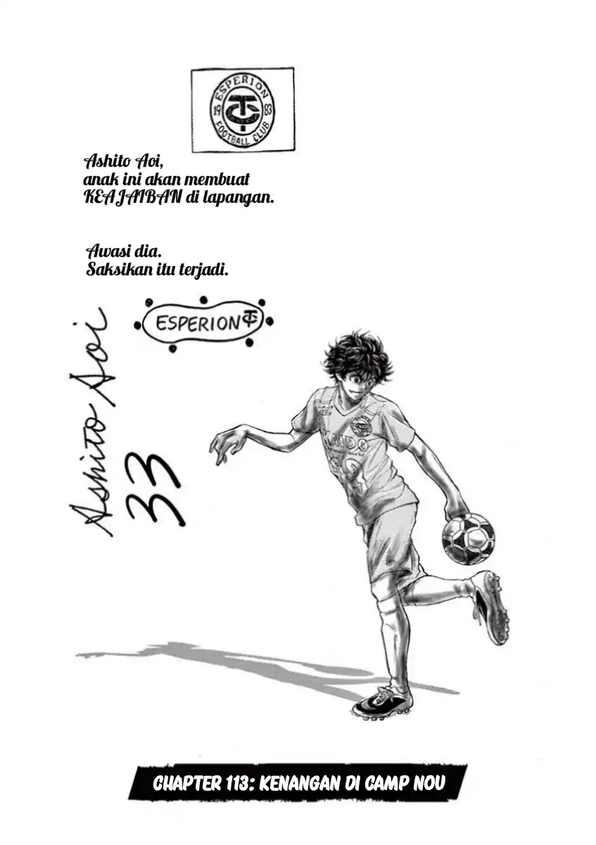 Manga Ao Ashi Chapter 113 gambar 2