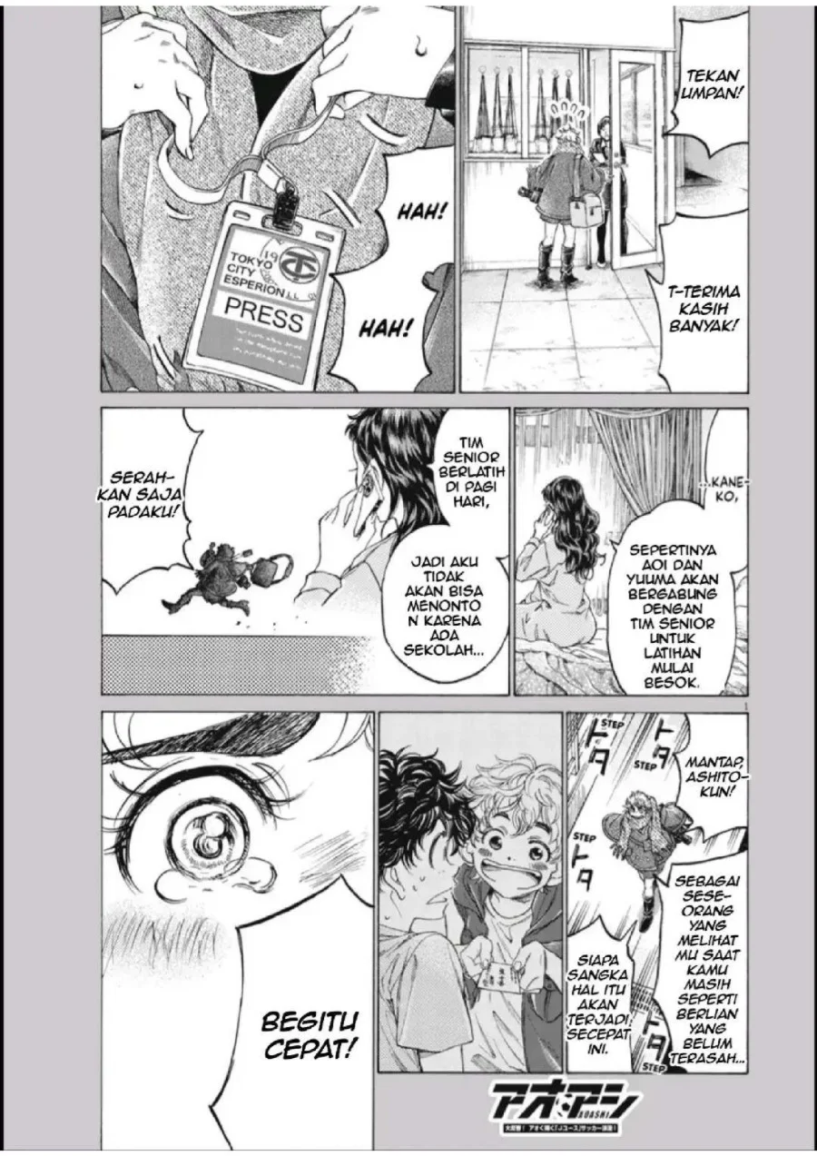 Manga Ao Ashi Chapter 286 gambar 2