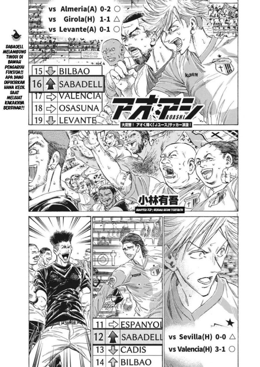 Ao Ashi Chapter 327 Gambar 3