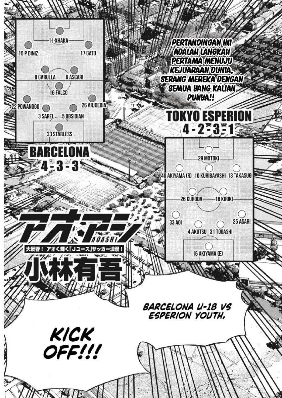 Manga Ao Ashi Chapter 349 gambar 2