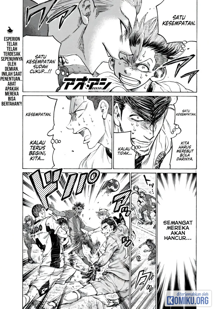 Manga Ao Ashi Chapter 386 gambar 2