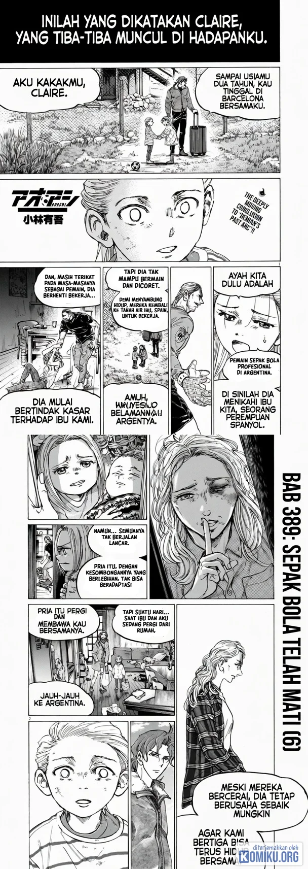 Manga Ao Ashi Chapter 389 gambar 2