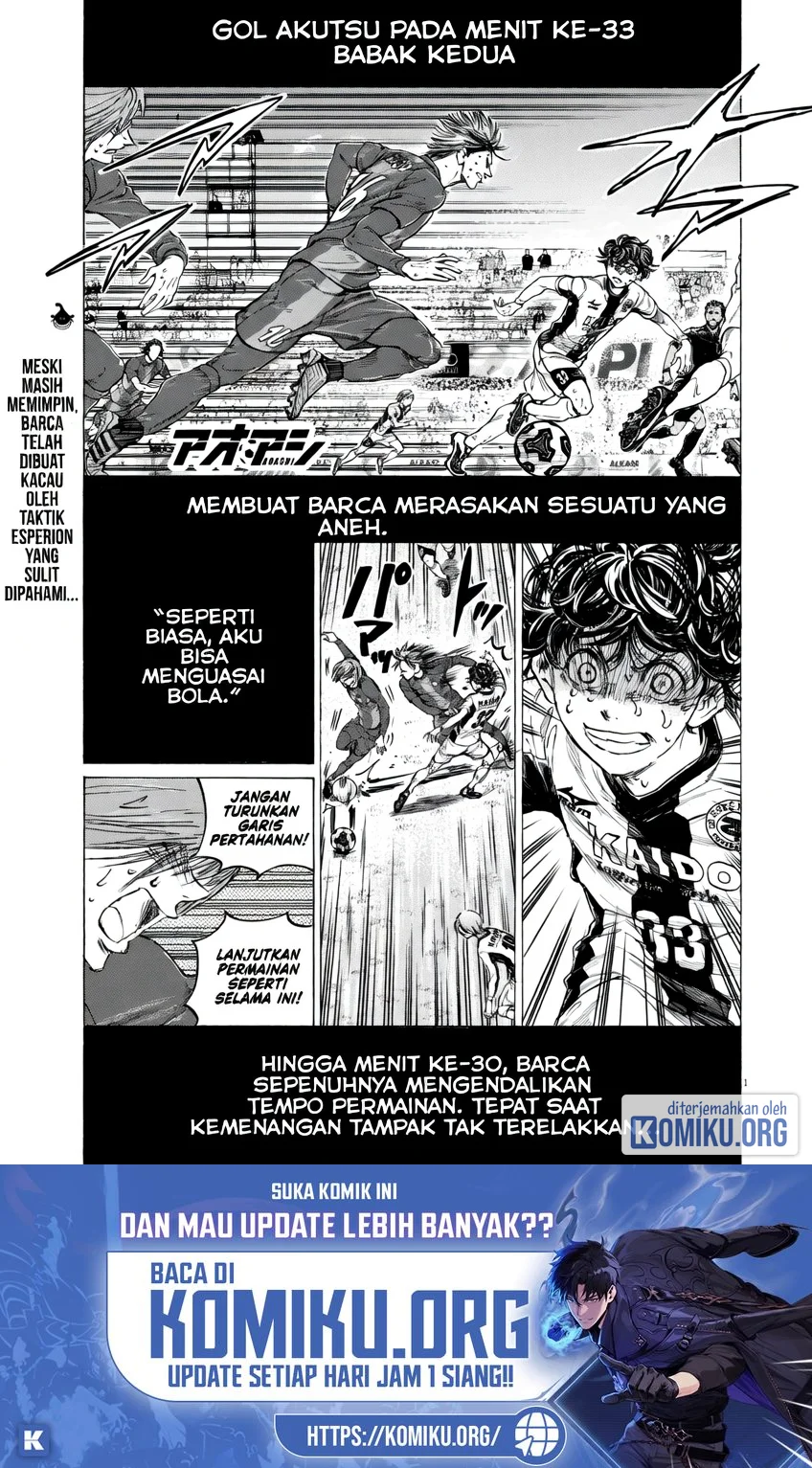 Manga Ao Ashi Chapter 394 gambar 2