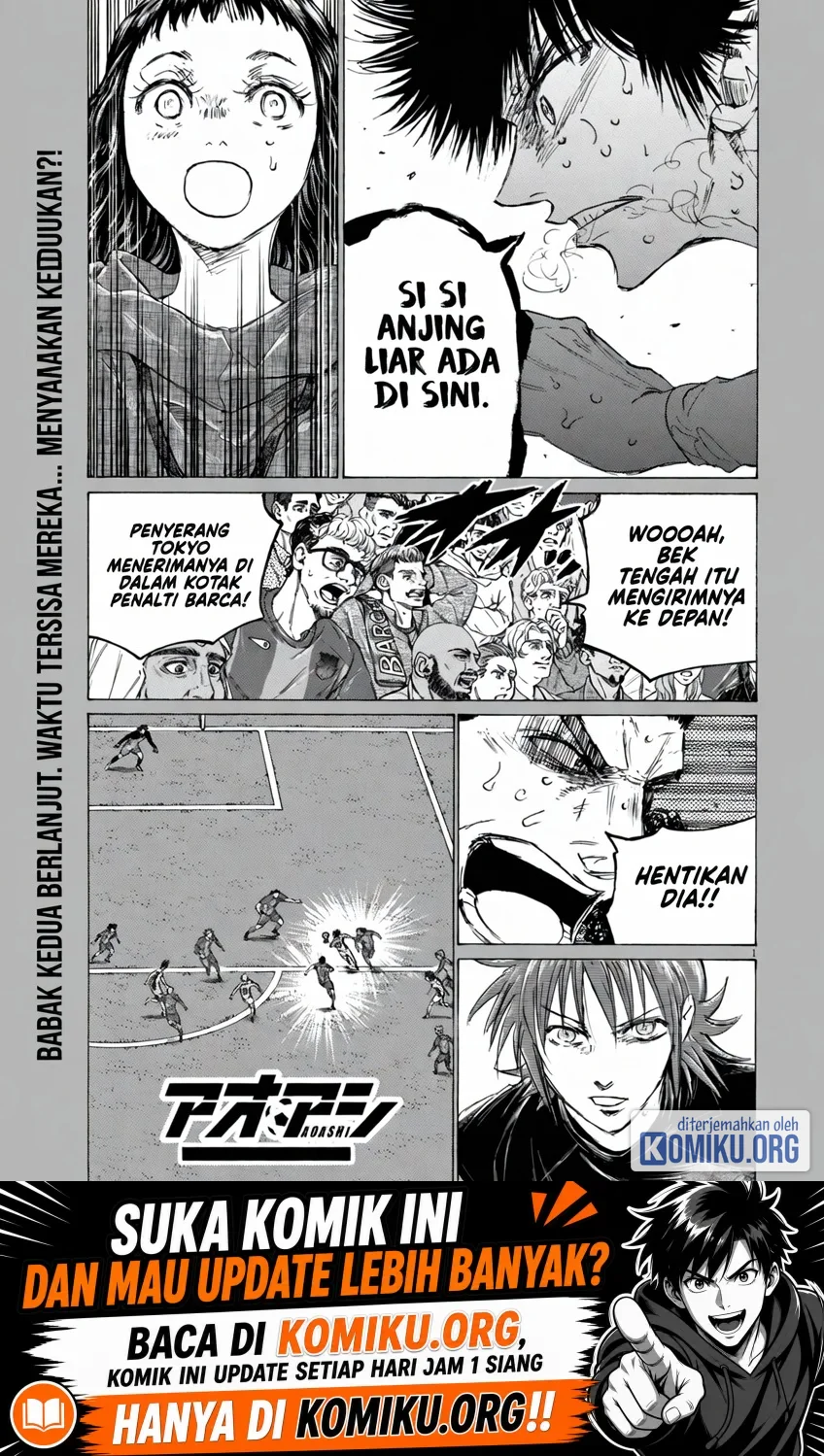 Manga Ao Ashi Chapter 397 gambar 2