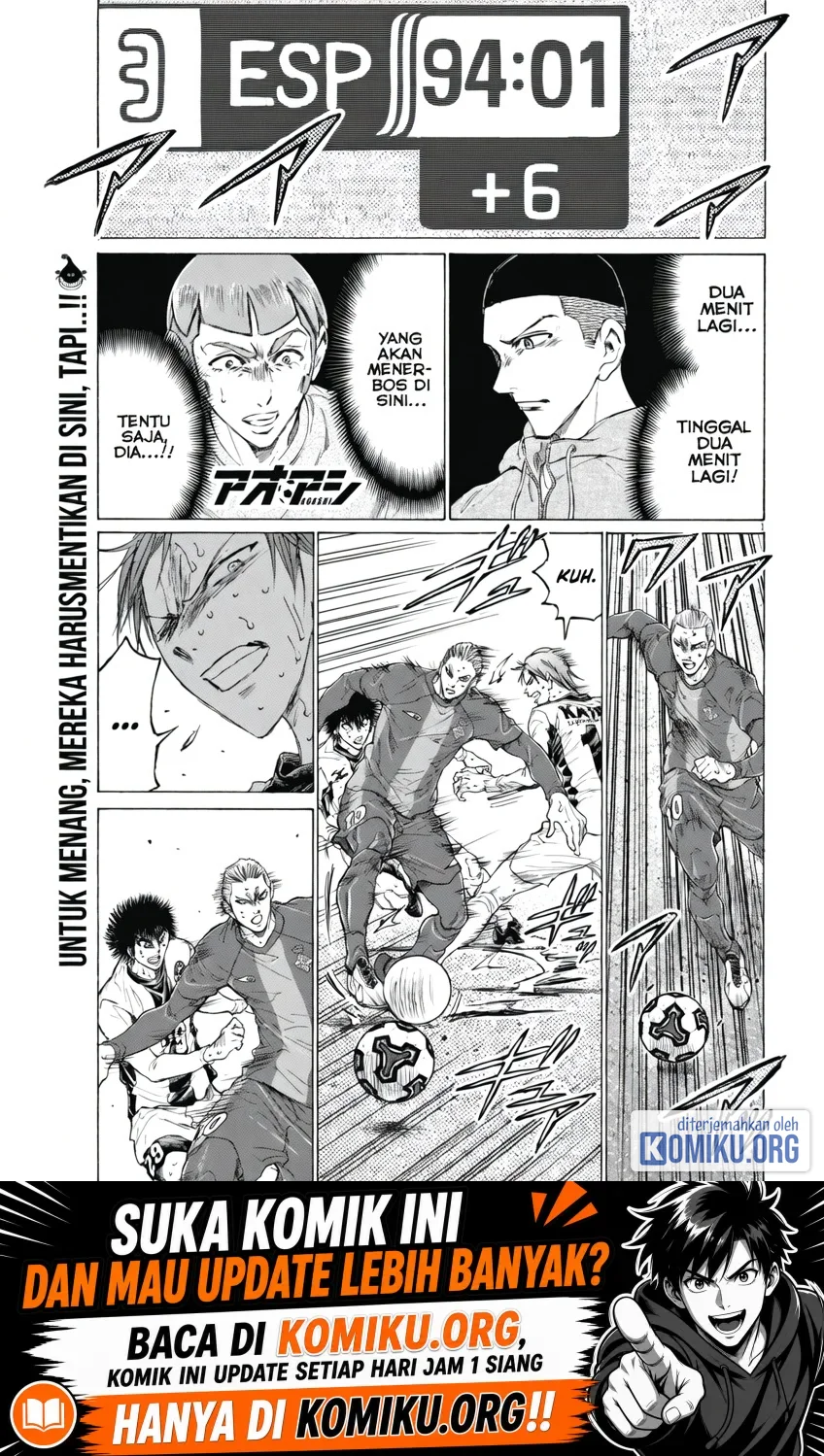 Manga Ao Ashi Chapter 404 gambar 2