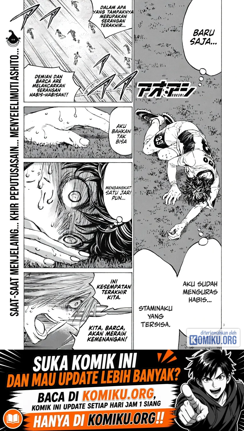 Manga Ao Ashi Chapter 405 gambar 2