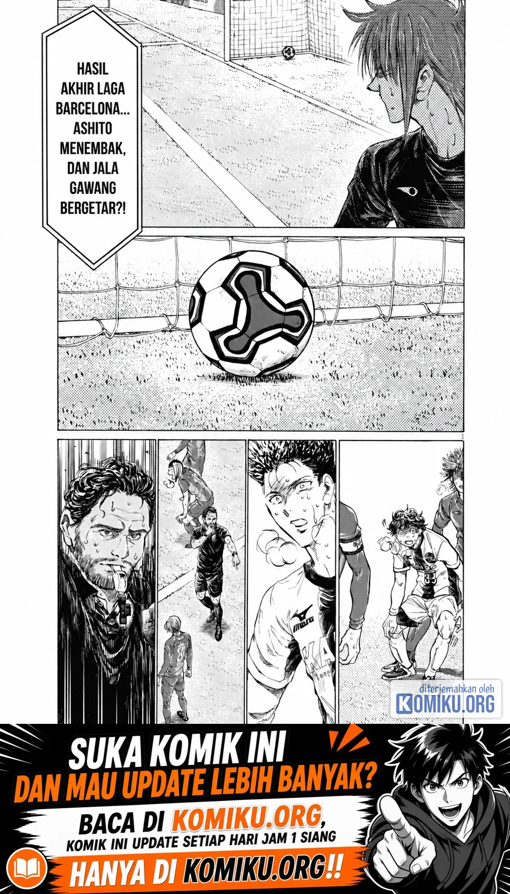 Manga Ao Ashi Chapter 407 gambar 2