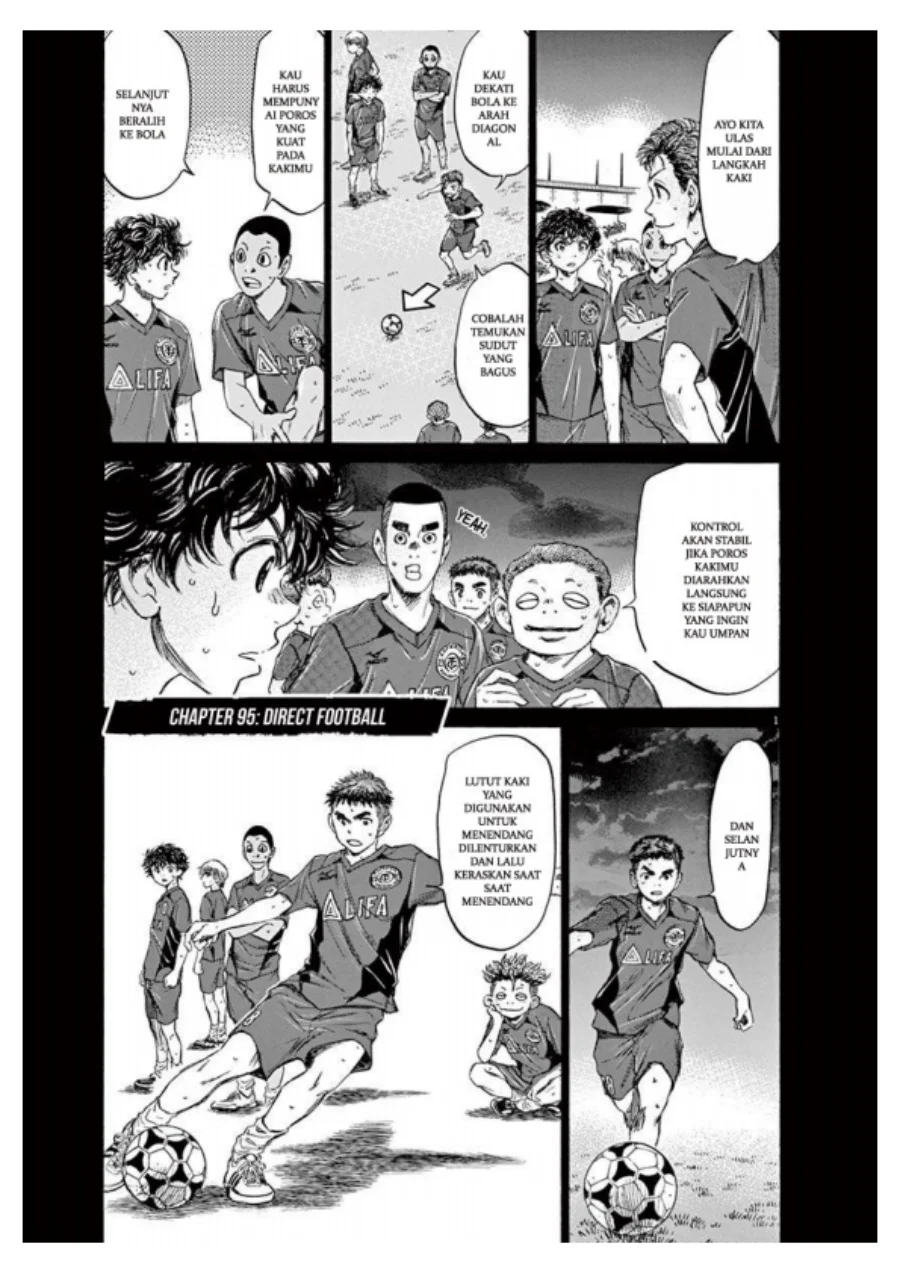 Manga Ao Ashi Chapter 95 gambar 2