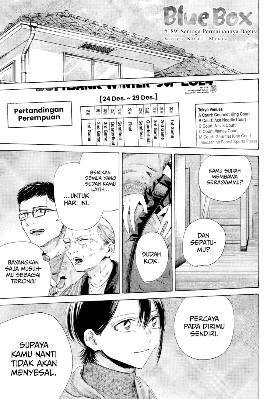 Manga Ao no Hako Chapter 189 gambar 2