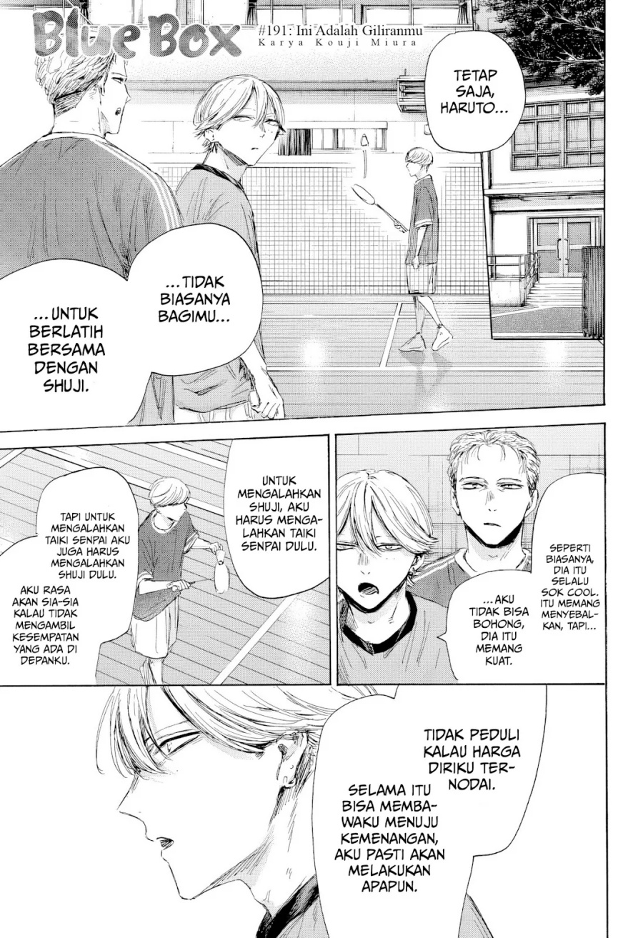 Manga Ao no Hako Chapter 191 gambar 2