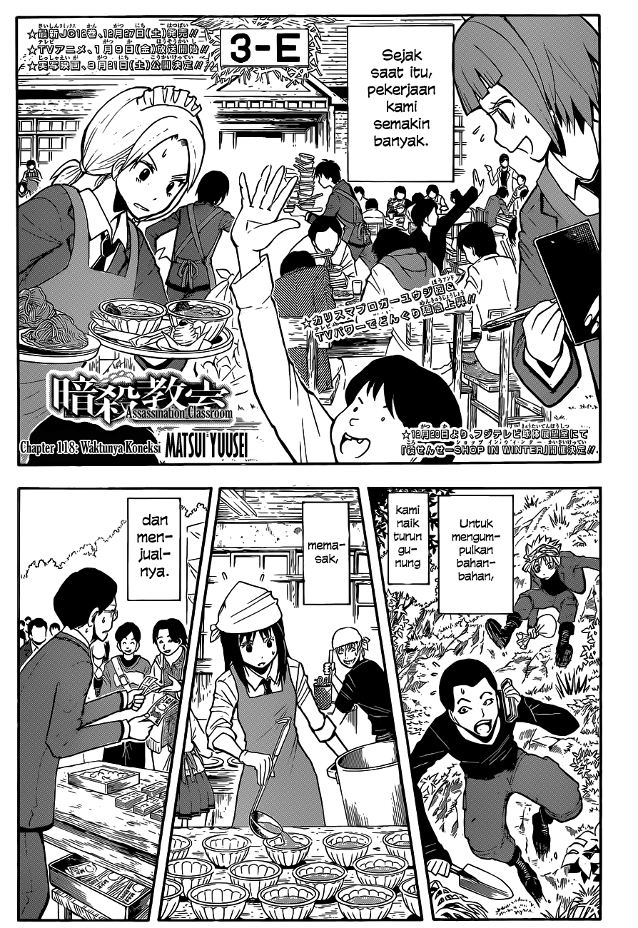 Manga Assassination Classroom Chapter 118 gambar 2