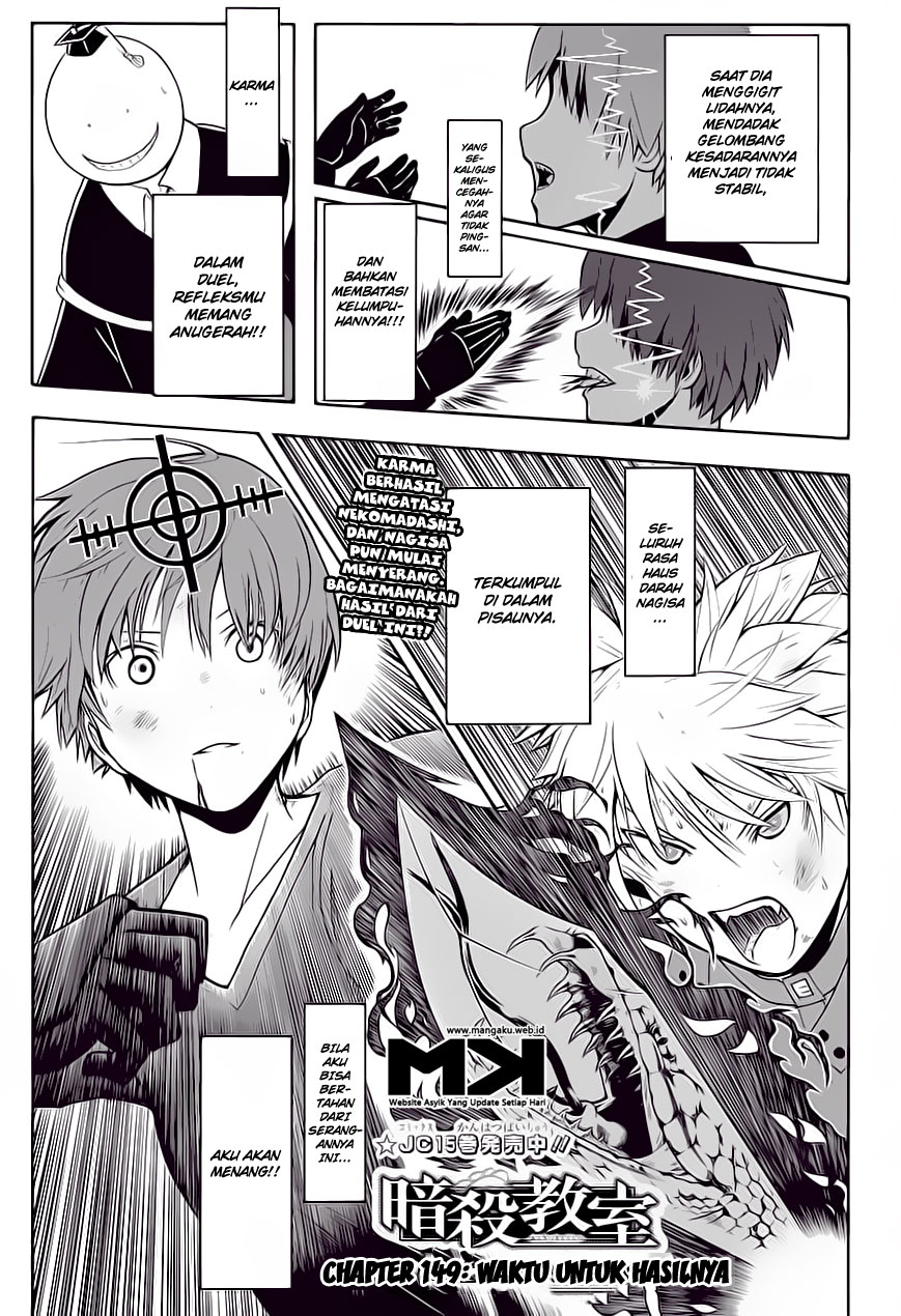 Manga Assassination Classroom Chapter 149 gambar 2