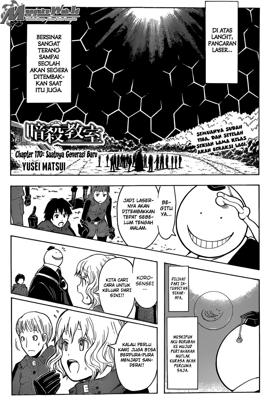 Manga Assassination Classroom Chapter 170 gambar 2