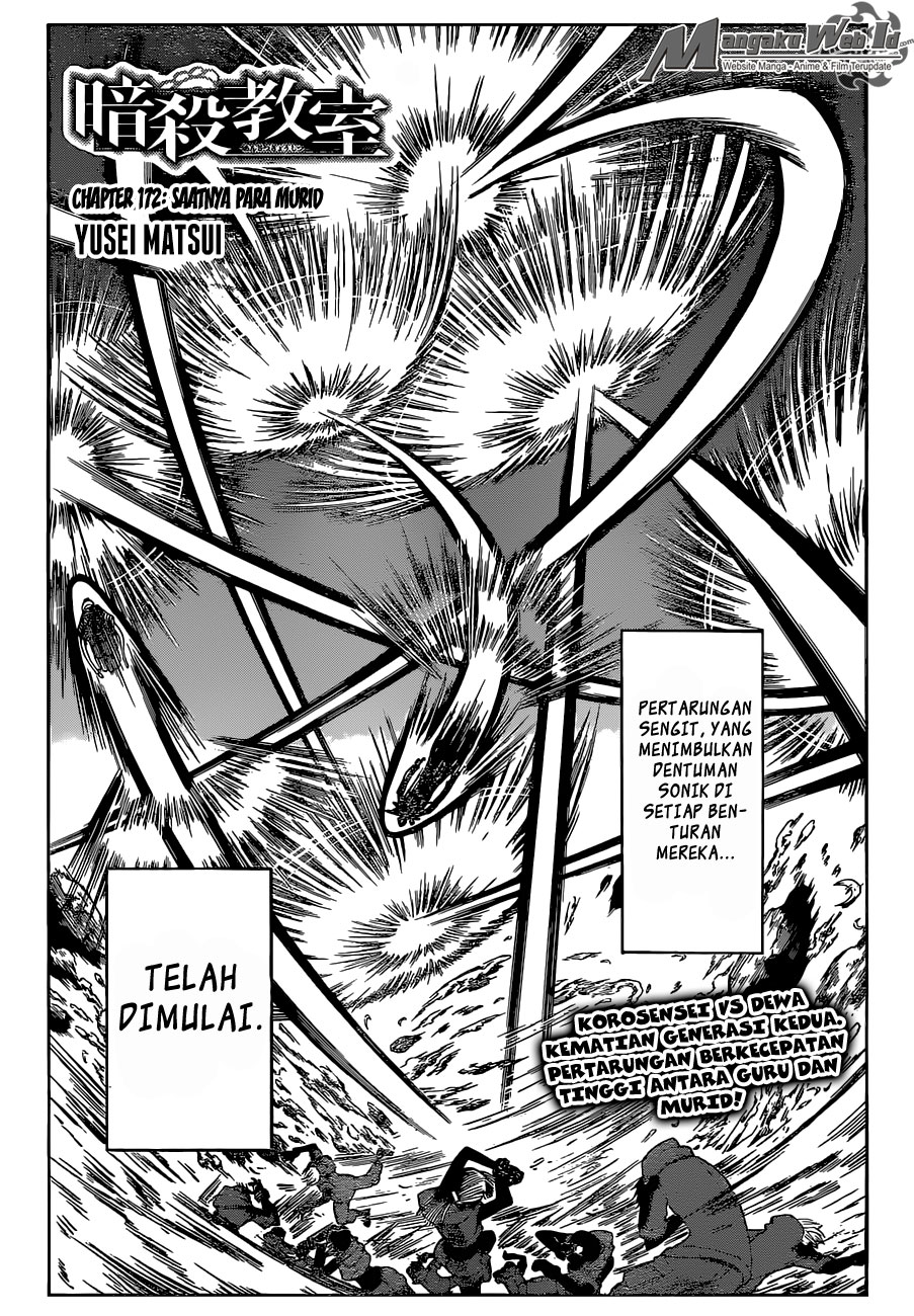 Manga Assassination Classroom Chapter 172 gambar 2