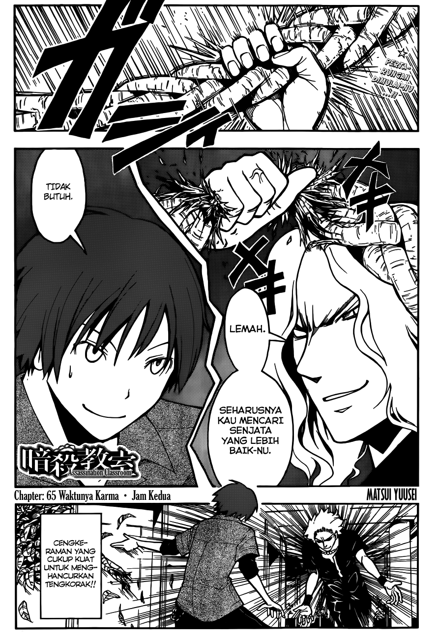 Manga Assassination Classroom Chapter 65 gambar 2
