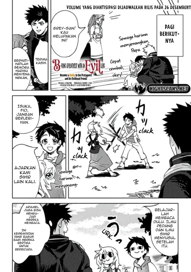 Manga B-Rank Adventurer With an Evil Look Becomes a Daddy to the Protagonist and His Childhood Friends (Akuninzura shita B-kyuu Boukensha) Chapter 5.2 gambar 2