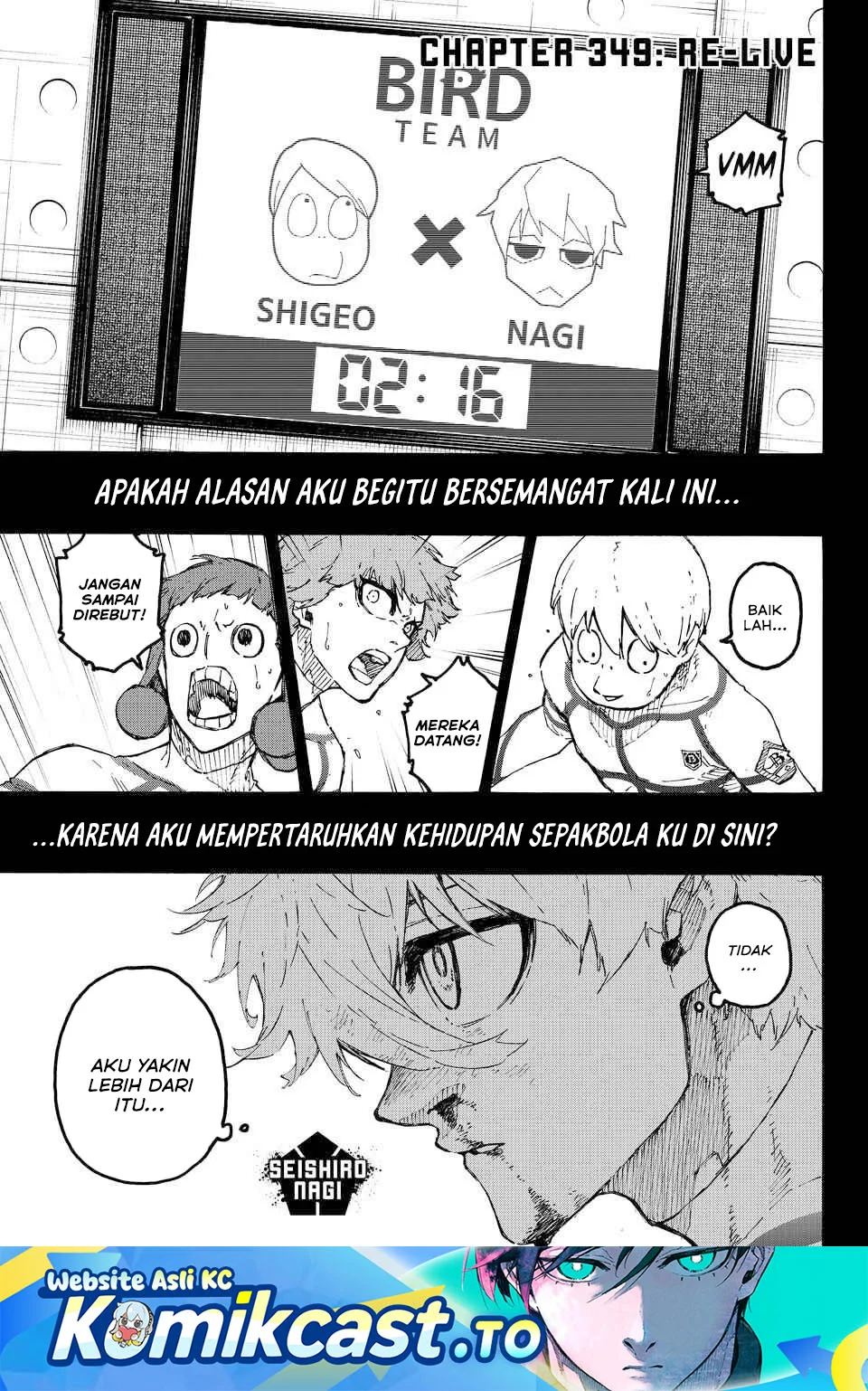 Manga Blue Lock Chapter 349 gambar 2