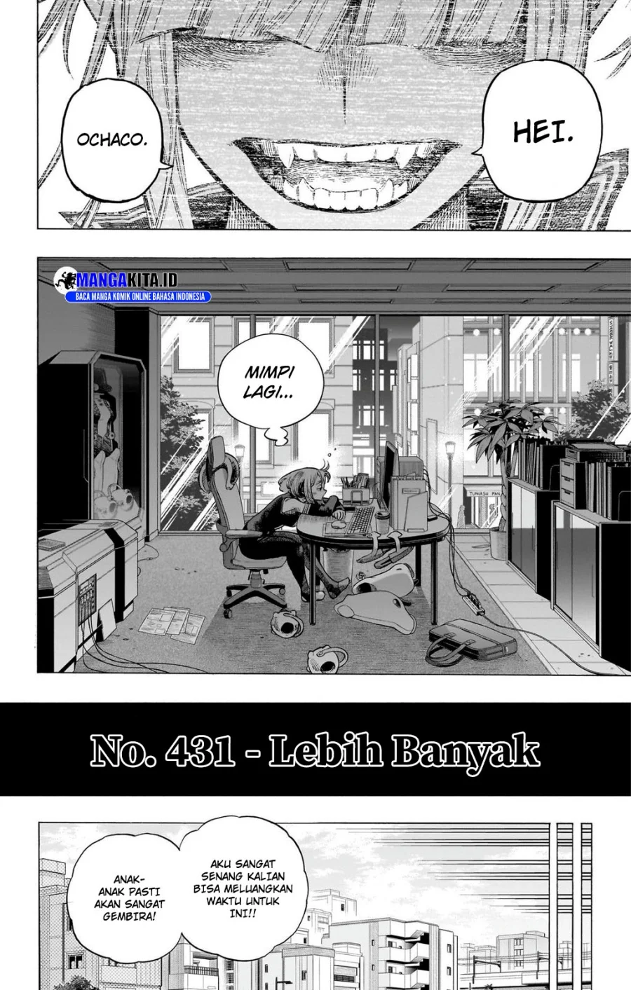 Boku no Hero Academia Chapter 431 Gambar 4