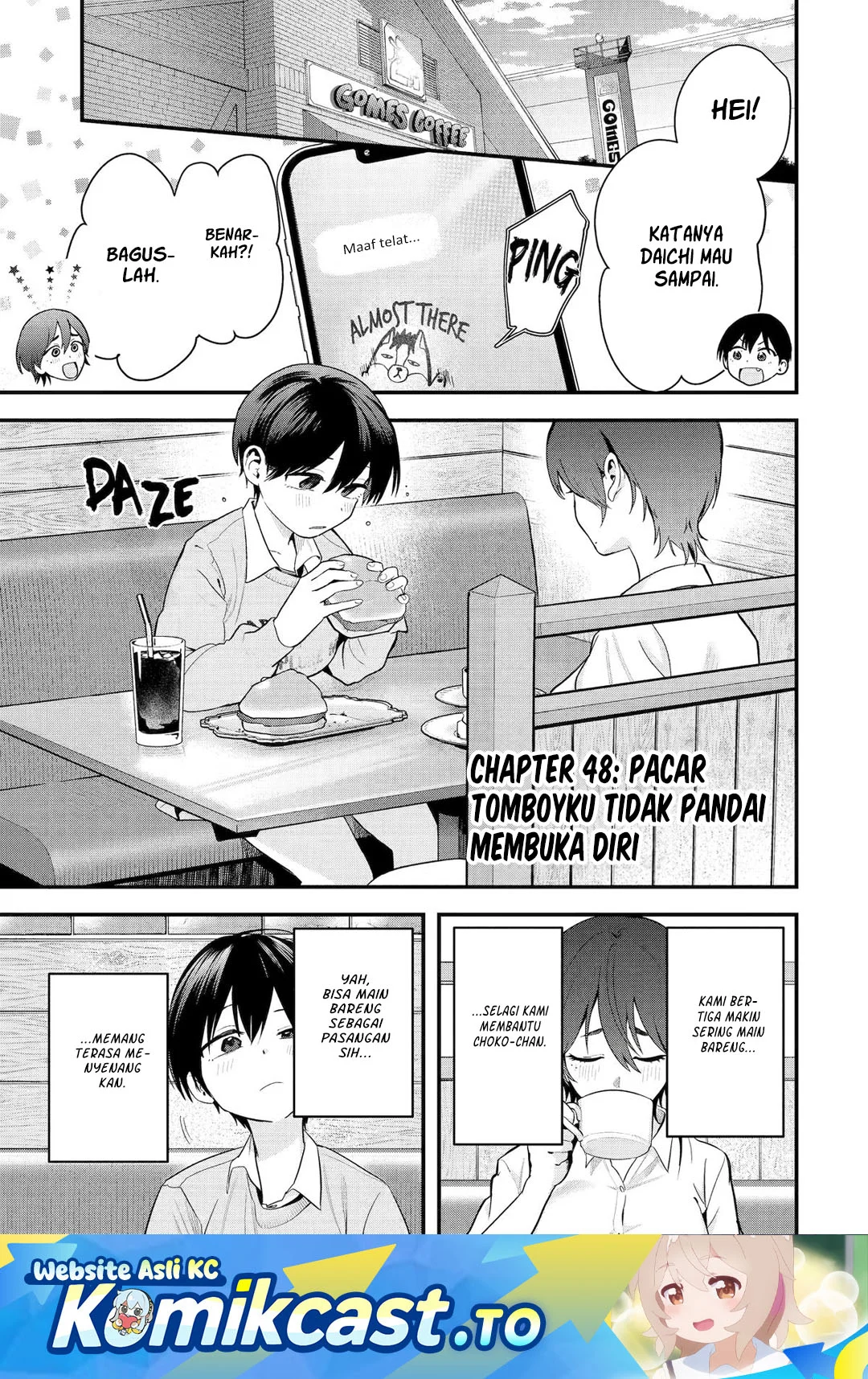 Manga Boyish Kanojo ga Kawai-sugiru Chapter 48 gambar 2
