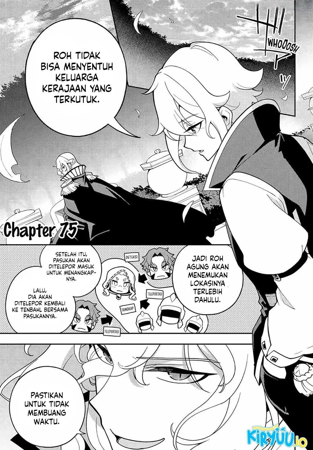 Manga Chichi wa Eiyuu, Haha wa Seirei, Musume no Watashi wa Tenseisha Chapter 75 gambar 2