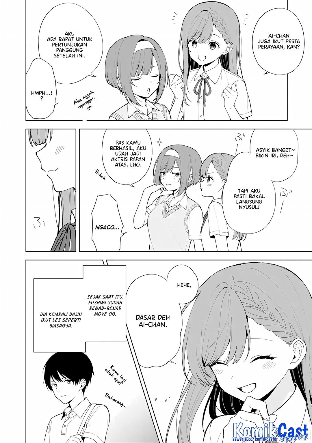Manga Chikan Saresou ni Natteiru S-kyuu Bishoujo wo Tasuketara Tonari no Seki no Osanajimi datta Chapter 83 gambar 2