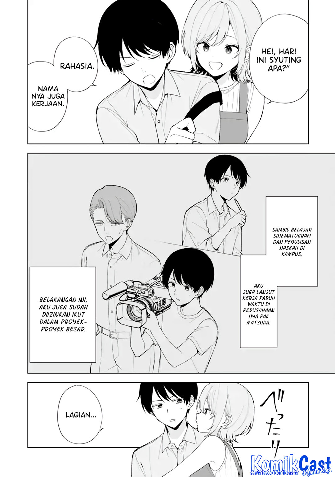 Manga Chikan Saresou ni Natteiru S-kyuu Bishoujo wo Tasuketara Tonari no Seki no Osanajimi datta Chapter 90.5 gambar 2