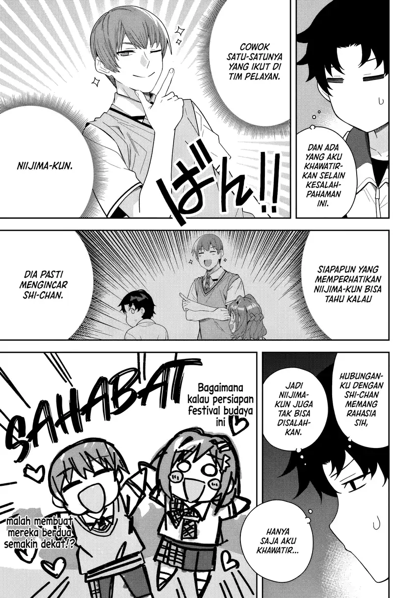 Classmate no Moto Idol ga, Tonikaku Kyodou Fushin Nan desu Chapter 26 Gambar 3