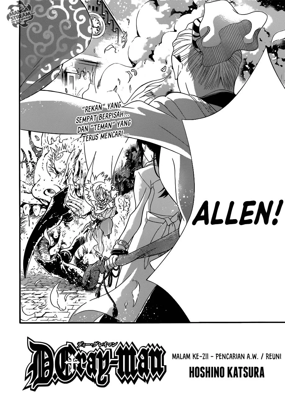 D Gray Man Chapter 211 Gambar 3