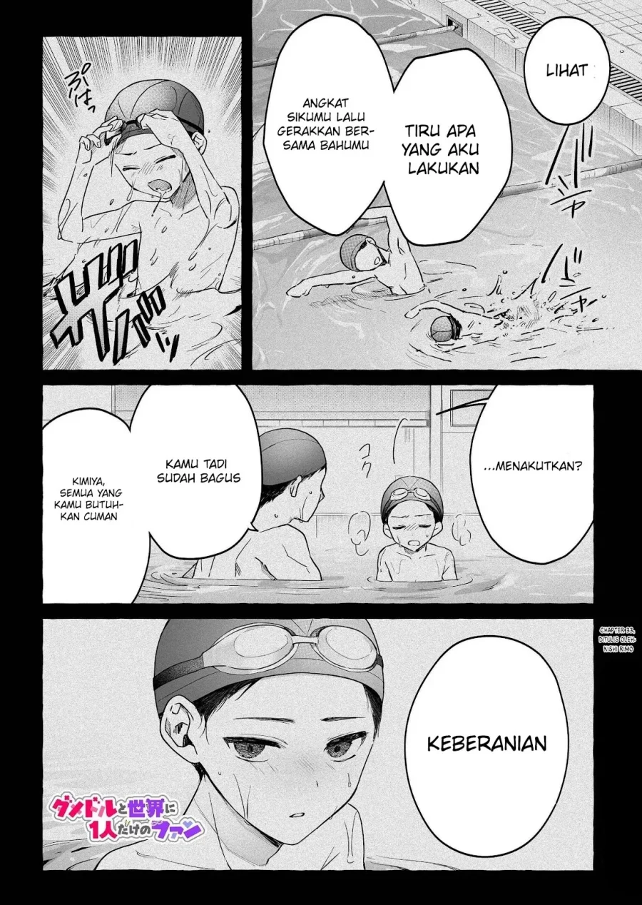 Manga Damedol to Sekai ni Hitori Dake no Fan (Serialization) Chapter 33 gambar 2