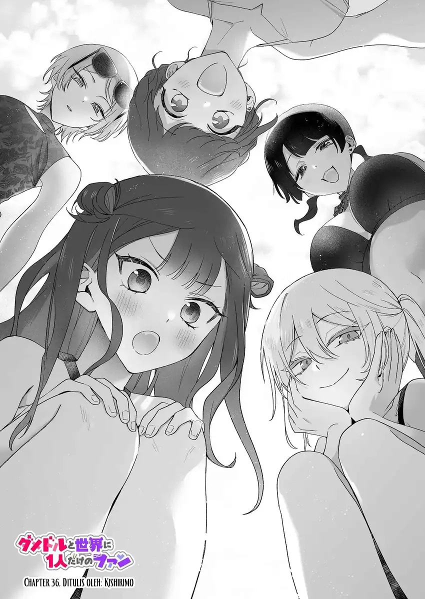 Manga Damedol to Sekai ni Hitori Dake no Fan (Serialization) Chapter 36 gambar 2