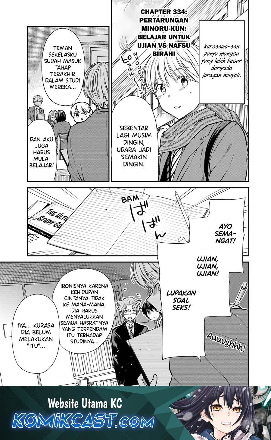 Manga Danshi Koukousei wo Yashinaitai Onee-san no Hanashi Chapter 334 gambar 2