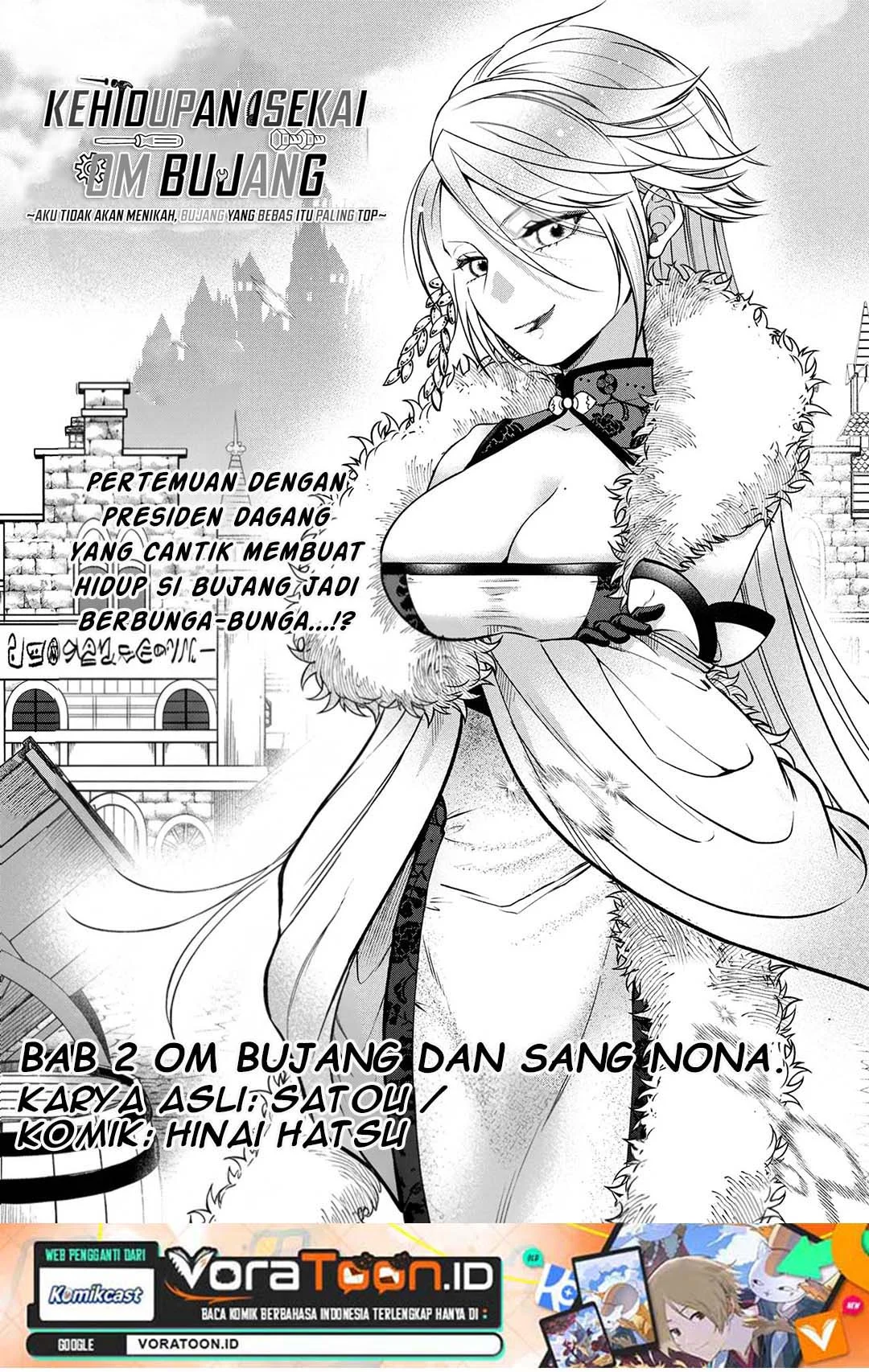 Manga Dokushin Ojisan no Isekai Life Chapter 2 gambar 2