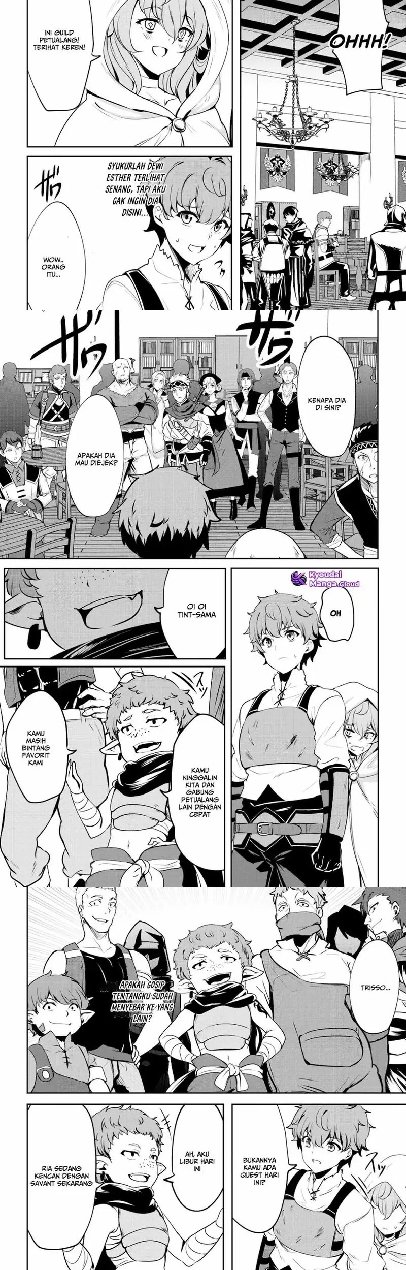 Manga Dore dake Doryoku Shite mo Mannen Level 0 no Ore wa Tsuihou Sareta Chapter 4 gambar 2