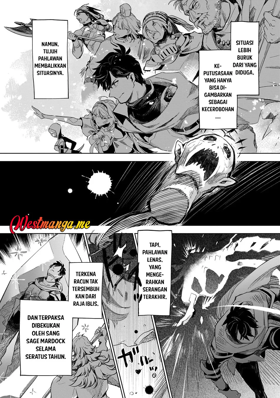 Elf Tsuma to Hajimeru Yuukyuu no Tabi ~Densetsu no Yuusha, Aisuru Elf to Tomoni 100-nen Mae ni Sukutta Sekai wo Tabisuru~ Chapter 2 Gambar 3