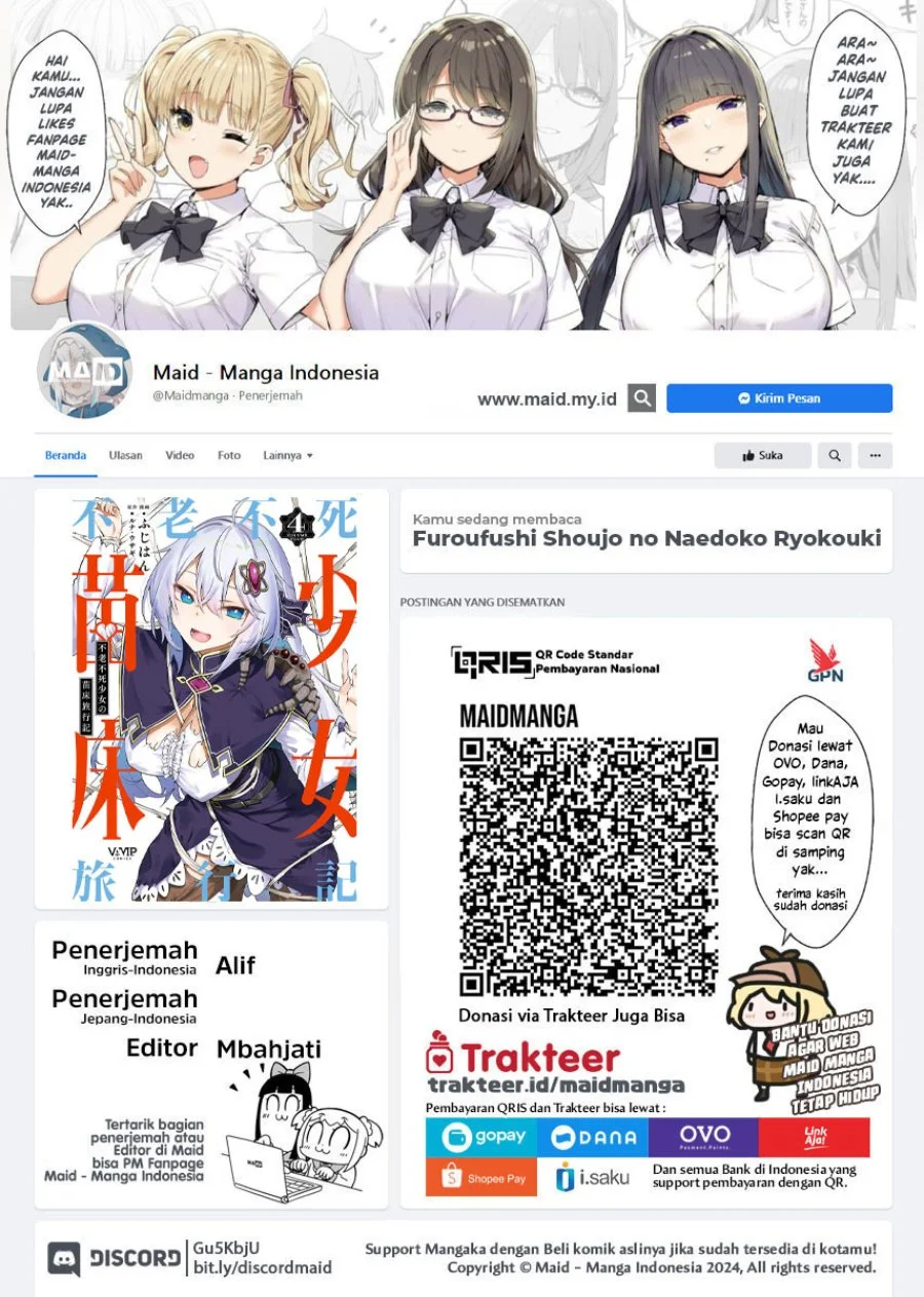 Manga Furoufushi Shoujo no Naedoko Ryokouki Chapter 22.2 gambar 2