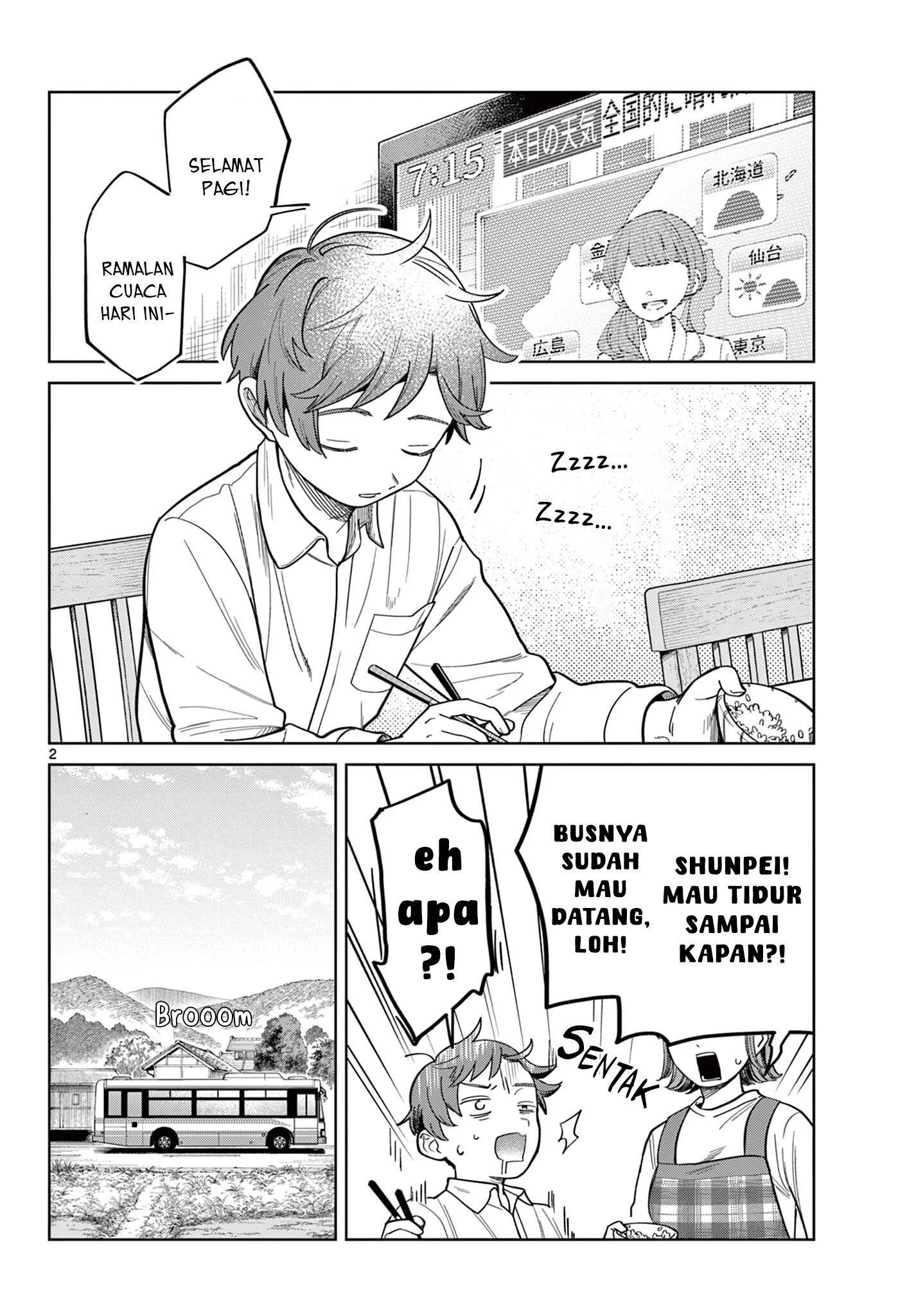 Manga Futari Bus Chapter 2 gambar 2