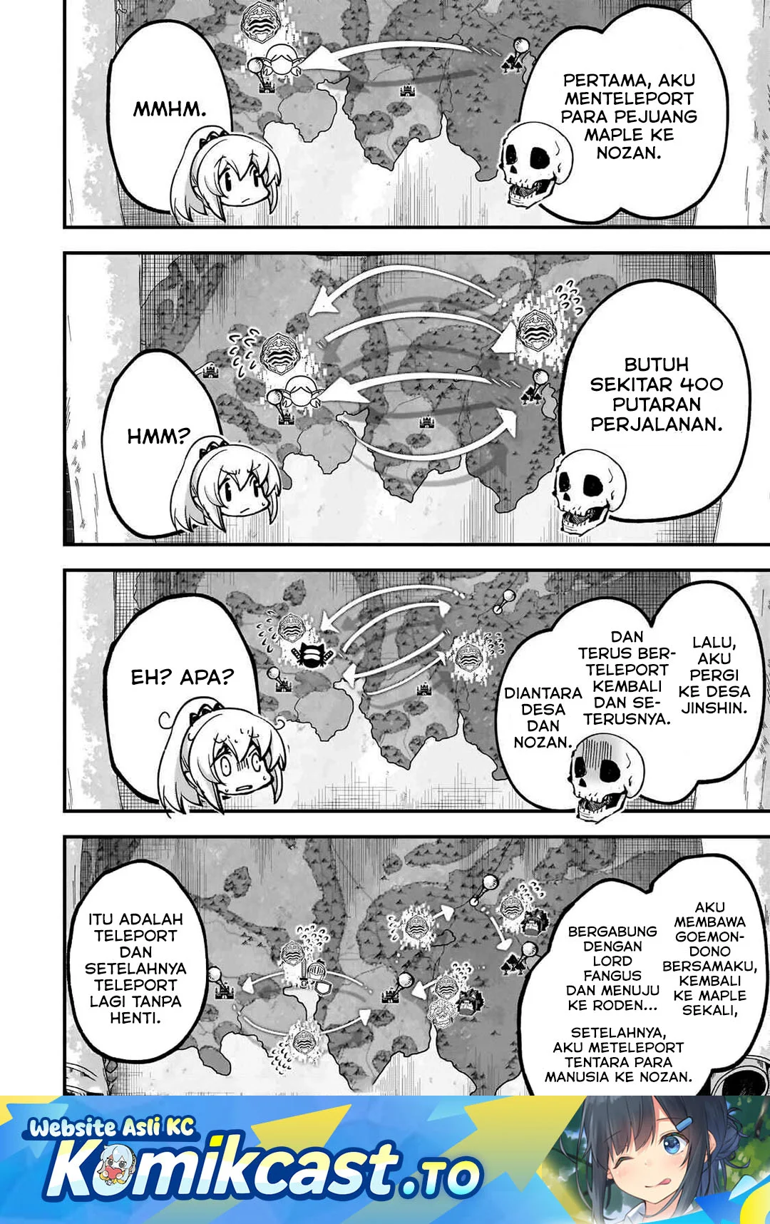 Manga Gaikotsu Kishi-sama, Tadaima Isekai e Odekake-chuu Chapter 69.2 gambar 2