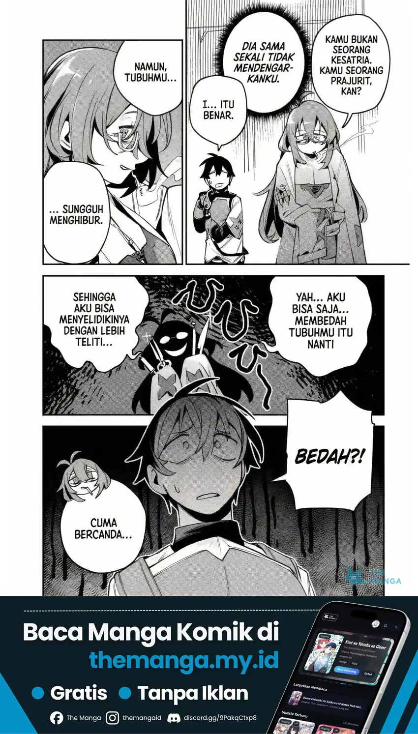 Manga Game Chishiki de Saikyou ni Natta Mob Heishi wa, Shin no Jitsuryoku wo Kakushitai Chapter 11.3 gambar 2