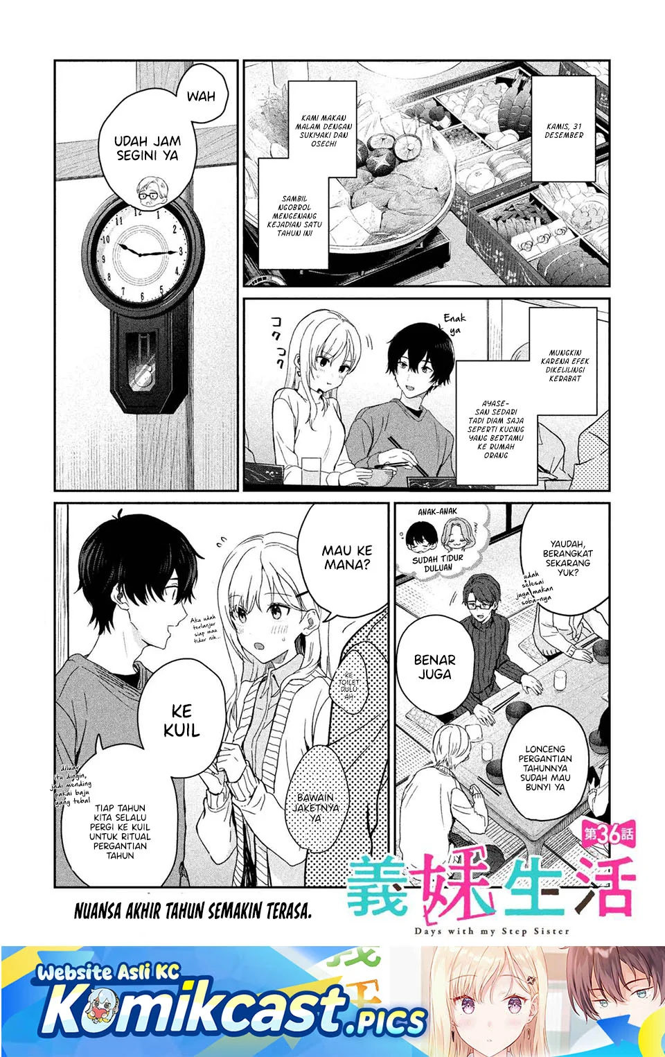 Manga Gimai Seikatsu Chapter 36.1 gambar 2