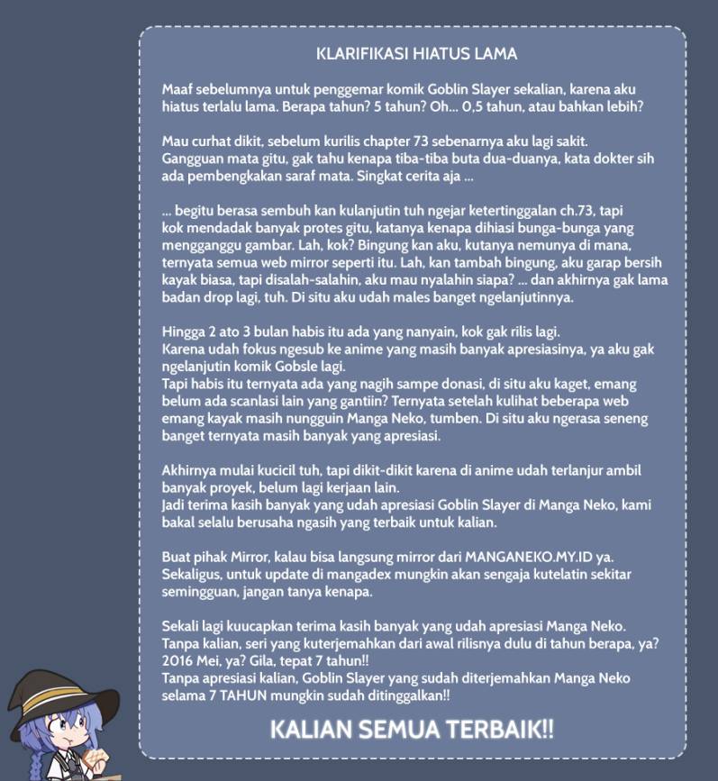 Manga Goblin Slayer Chapter 74 gambar 2