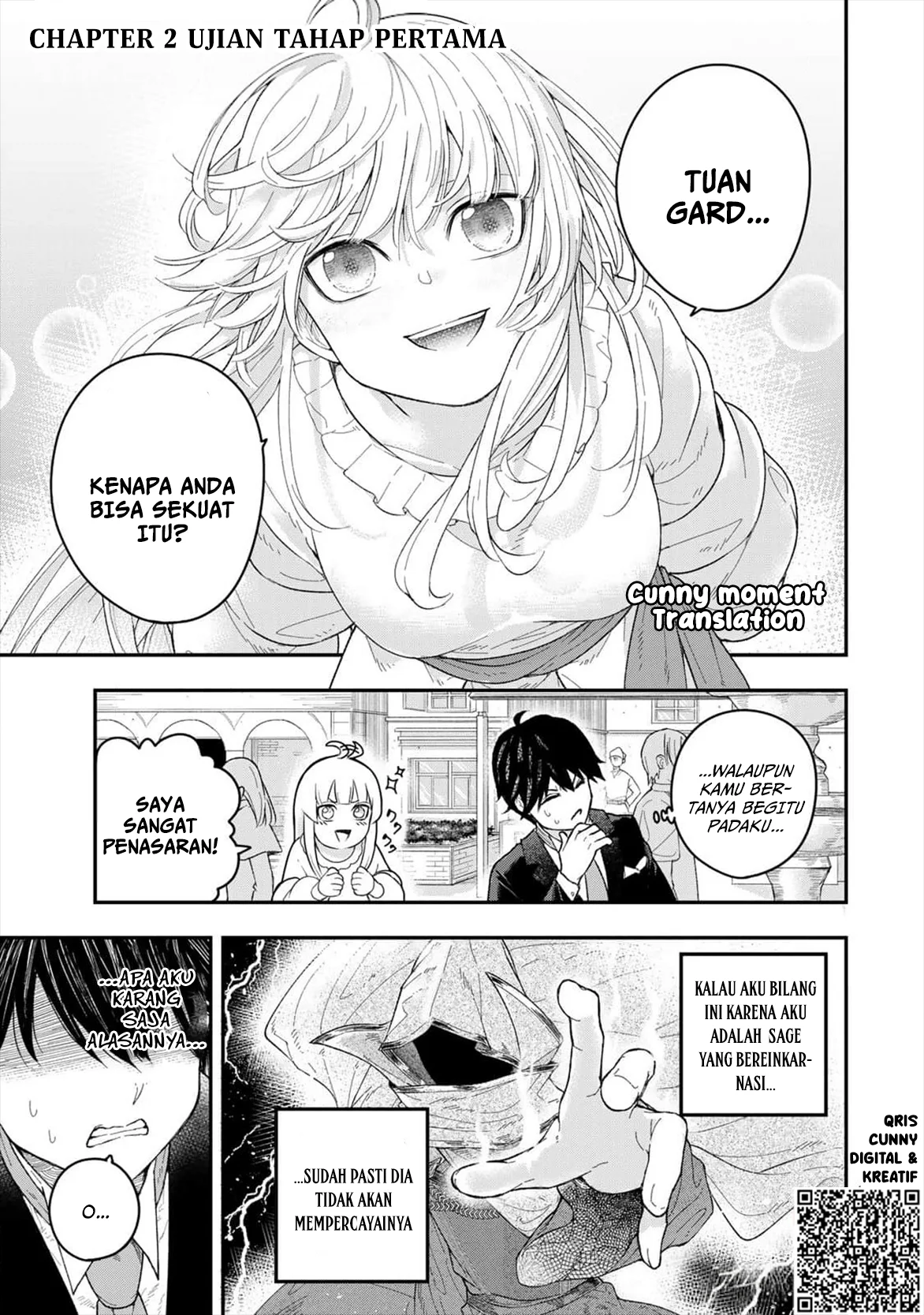 Gomi Ika da to Tsuihou Sareta Shiyounin, Jitsu wa Zense Kenja desu ~Shijou Saikyou no Kenja, Sekai Saikouhou no Gakuen ni Kayou~ Chapter 2 Gambar 3