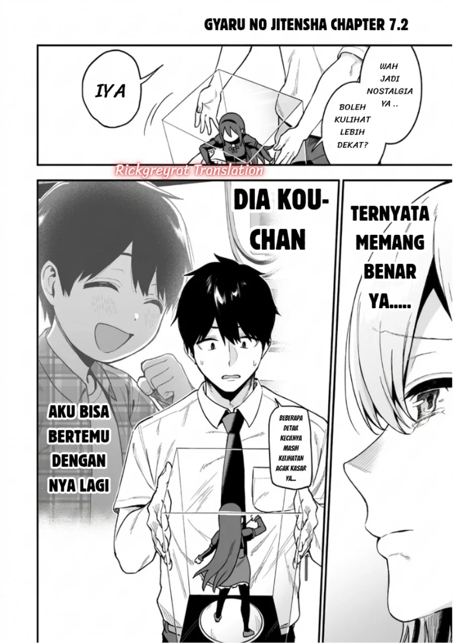Manga Gyaru no Jitensha o Naoshitara Natsukareta Chapter 7.2 gambar 2