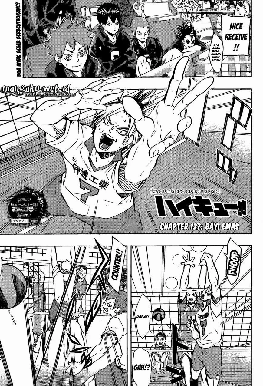 Manga Haikyuu!! Chapter 127 gambar 2