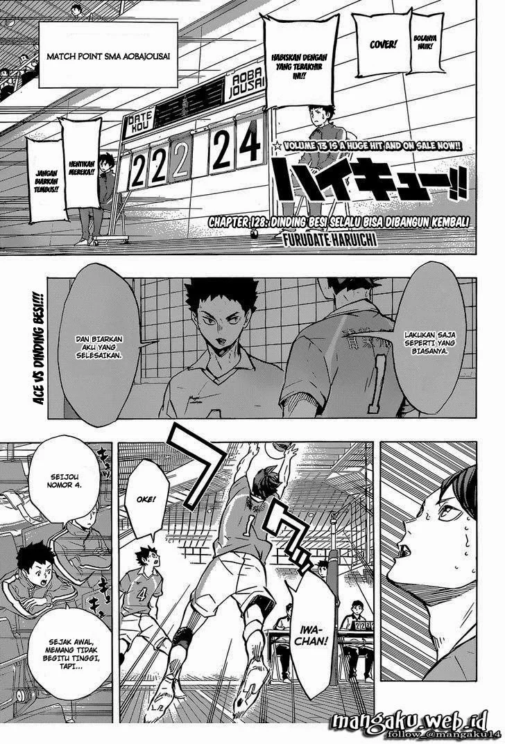 Manga Haikyuu!! Chapter 128 gambar 2