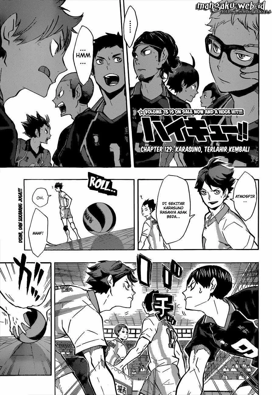 Manga Haikyuu!! Chapter 129 gambar 2